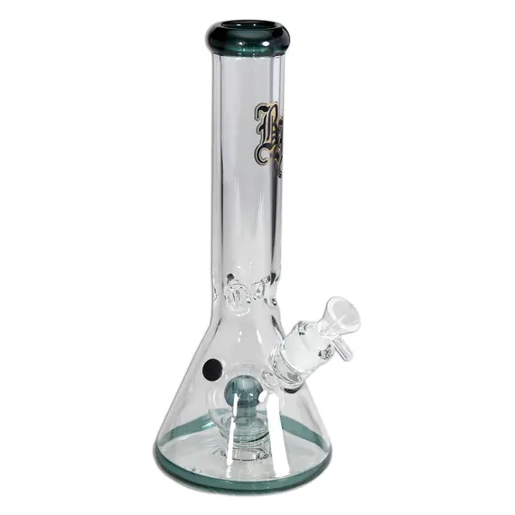 Black Leaf Ice Bong Built-in Diffuser