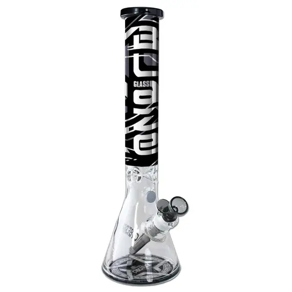 BLAZE Glass Cyberpunk Ice Beaker Bong