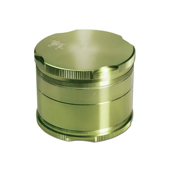 Гриндер Black Leaf Green алюминиевый 4 части