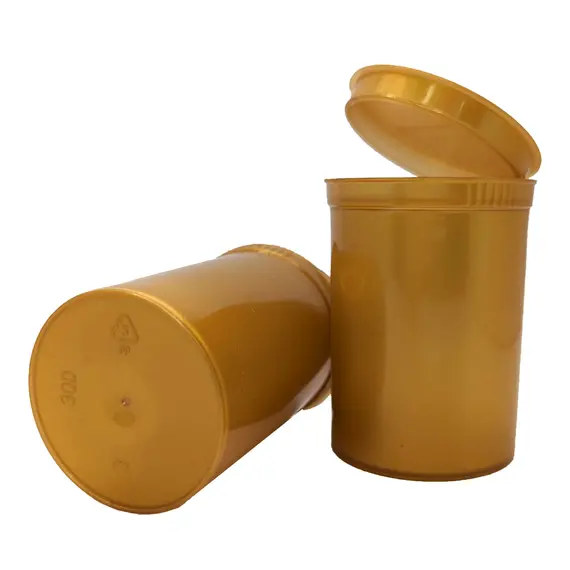 Sealed Cylinder Container 20 ml / 70 ml / 100 ml, Size: 100 ml | 51 х 70, Color: Golden, 4 image