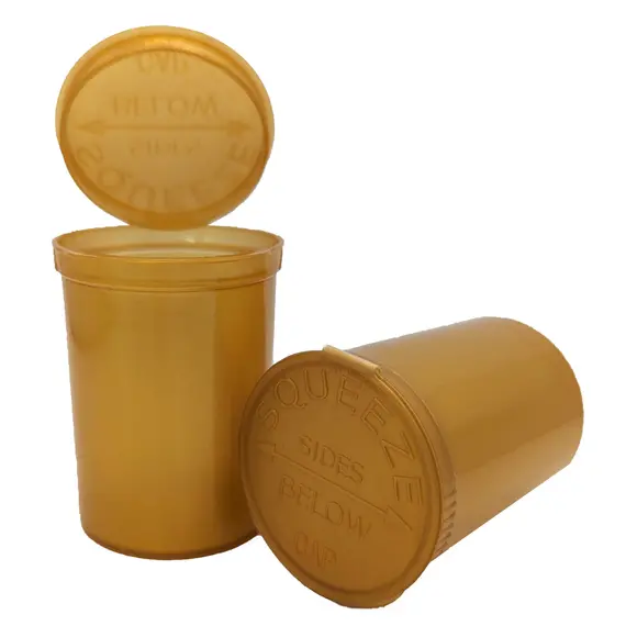 Sealed Cylinder Container 20 ml / 70 ml / 100 ml, Size: 100 ml | 51 х 70, Color: Golden, 3 image