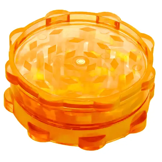 Acrylic Grinder Gear 63 mm, Color: Orange