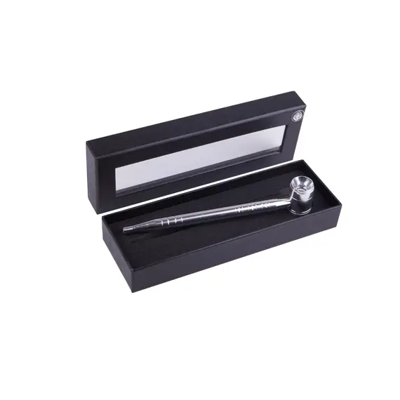 King Lion Smoking Pipe 16cm, Color: Silver