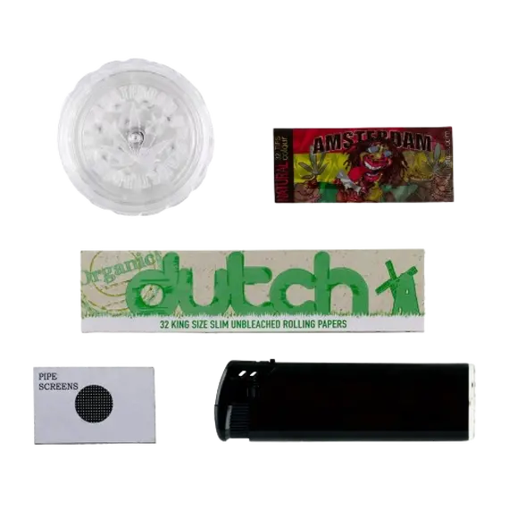 Комплект Leaf Small Leaf Bouncer Saxo Glass Bong: Все для идеального курения, изображение 4