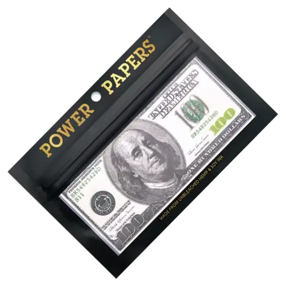 Органическая бумага для самокруток 100$ от Power Papers