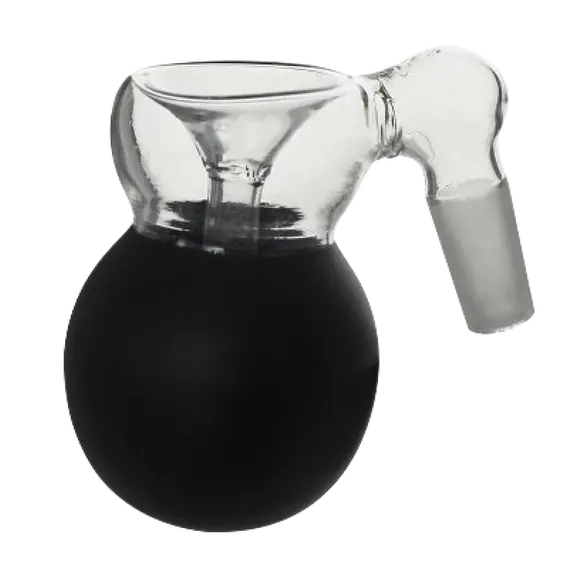 Experience Smooth Elegance with Our Matte Black Glass Bong, 4 image