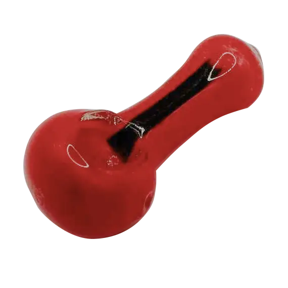 Colorful Borosilicate Glass Pipe with Kick Hole - Perfect for Every Smoker, Length: 8, Color: Orange