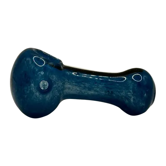 Colorful Borosilicate Glass Pipe with Kick Hole - Perfect for Every Smoker, Length: 8, Color: Blue, 2 image