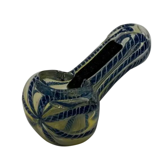 Colorful Borosilicate Glass Pipe with Kick Hole - Perfect for Every Smoker, Length: 8, Color: Light Blue