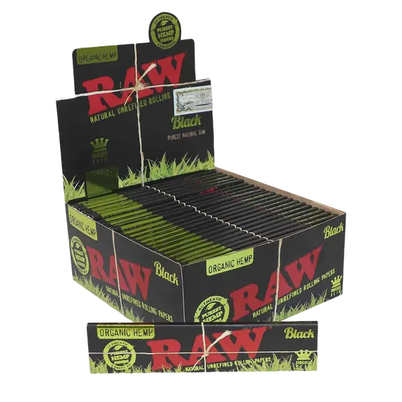Original RAW Black Paper King Size Slim – Pure Smoking Experience, 2 image