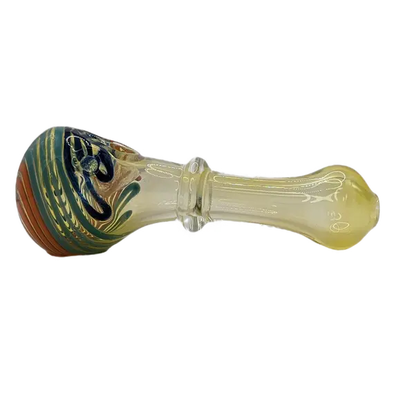 Artistic Glass Pipes with Large Bowls and Unique Designs, Color: White, 2 image