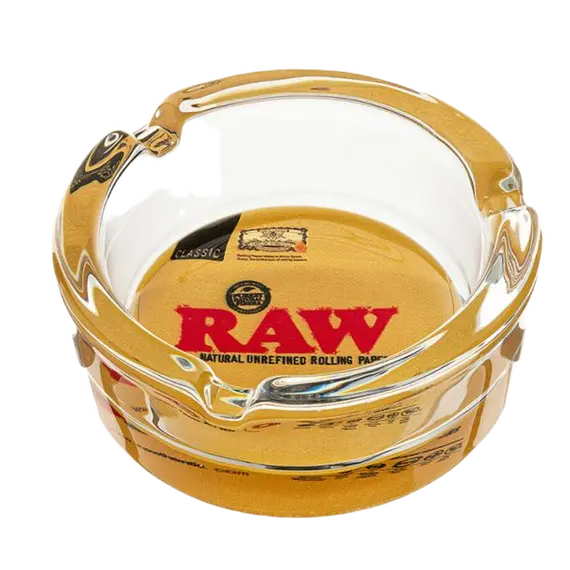 RAW Classic Round Glass Ashtray