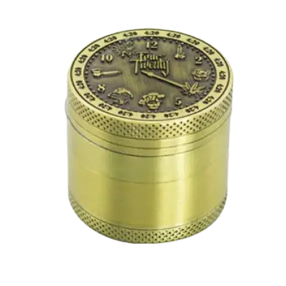 Amsterdam 420 Grinder: Master Precision in Herb Grinding, Color: Golden, 2 image