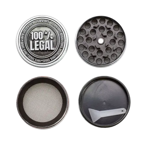 Amsterdam 420 Grinder: Master Precision in Herb Grinding, Color: Silver, 4 image
