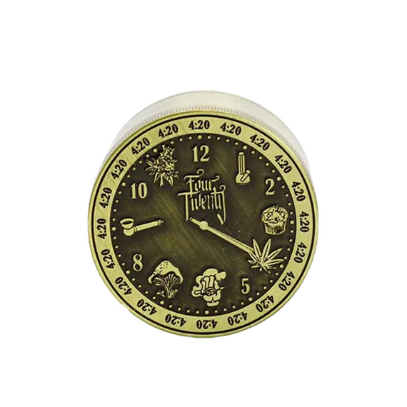 Amsterdam 420 Grinder: Master Precision in Herb Grinding, Color: Golden, 3 image
