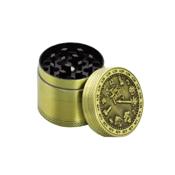Amsterdam 420 Grinder: Master Precision in Herb Grinding, Color: Golden, 4 image