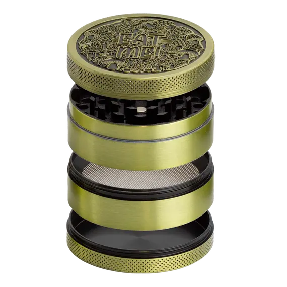 Amsterdam 420 Grinder: Master Precision in Herb Grinding, Color: Golden, 5 image
