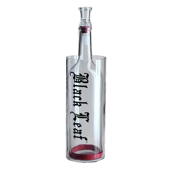 Black Leaf Kooler Pump Gun: Premium Glass Bucket Bong
