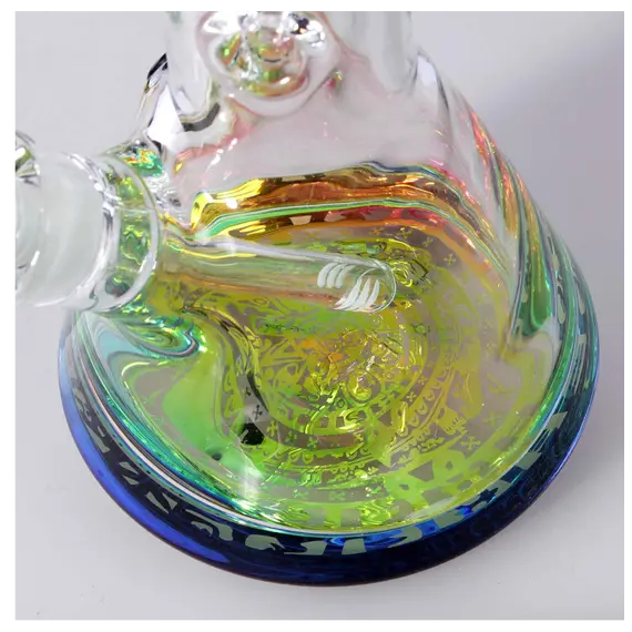 Ice Maya Beaker Bong – ბოროსილიკატის მინის ორნამენტით, 3 image
