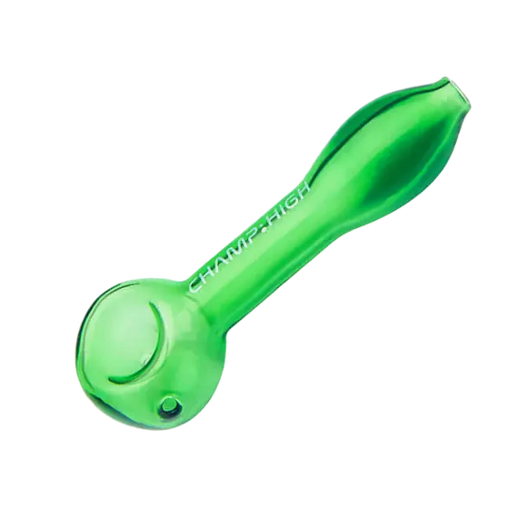 Champ High Glass Pipe: Durable and Stylish Smoking Accessory, Color: Green, 2 image