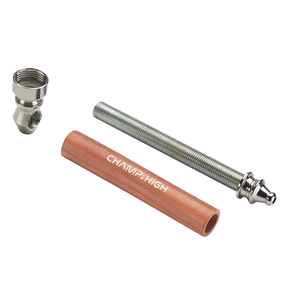Champ High Wooden Metal Brown Pipe – Stylish and Durable Smoking Accessory, Color: Beige, 4 image