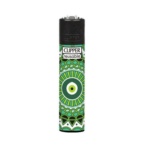 Зажигалка Lucky Eye от Clipper: зажигайте стильно, Цвет: зелёный