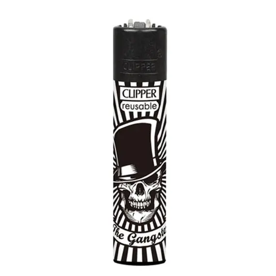 Clipper Party Skulls – прочная и стильная зажигалка с принтом черепов, изображение 6