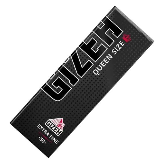 Бумажки для самокруток GIZEH BLACK Queen Size ультратонкие