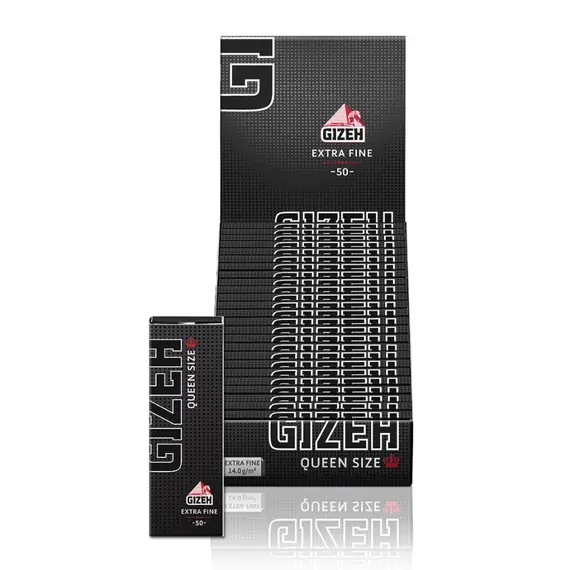 Бумажки для самокруток GIZEH BLACK Queen Size ультратонкие, изображение 4