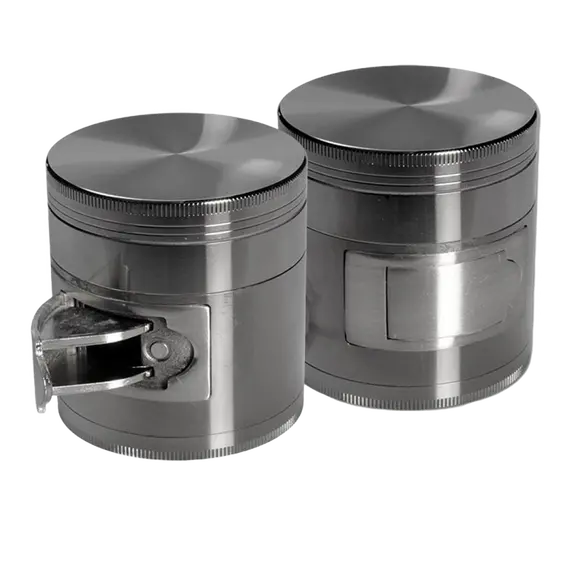 Efficient 4-Part Metal Grinder for Perfect Herb Preparation