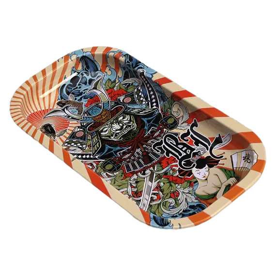 Ronin+Geisha Metal Rolling Tray: Art Meets Function