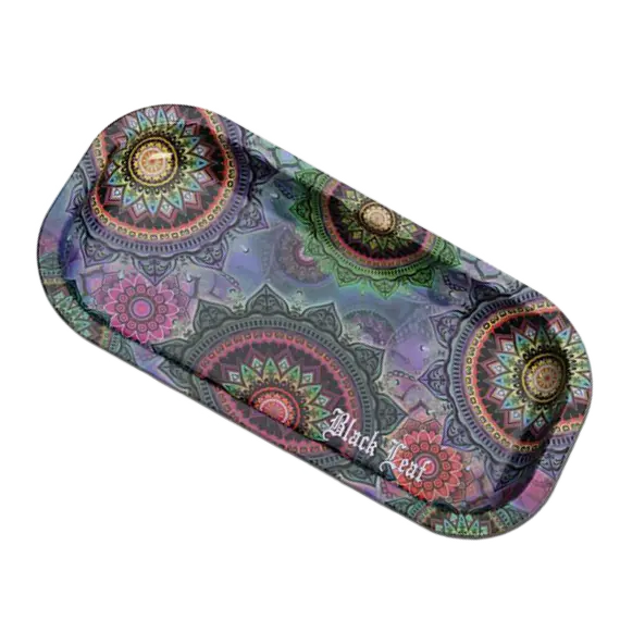 Metal Rolling Tray Mandala: Roll in Style & Efficiency