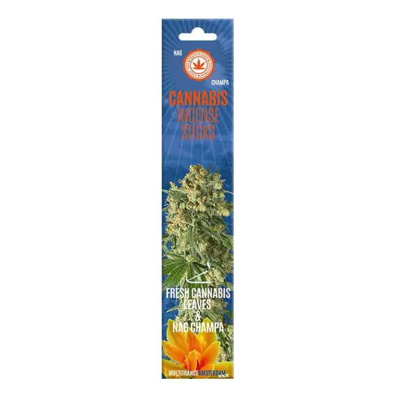 Ароматические палочки-благовония с ароматом Nag Champa and Fresh Cannabis Leaves, изображение 4