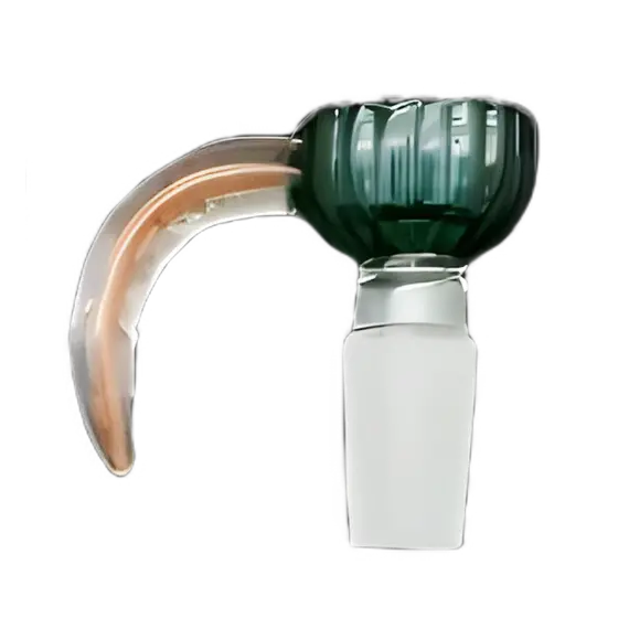 Ox Horn Glass Bowl 14.5mm - Style Meets Functionality, Color: Green