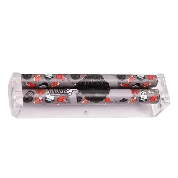 Bros Portable Rolling Machine 110 мм - Идеальные самокрутки каждый раз, Цвет: серый, изображение 2