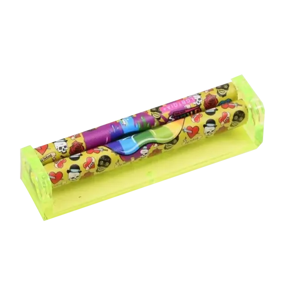 Bros Portable Rolling Machine 110mm - Perfect Rolls Every Time, Color: Lime, 2 image