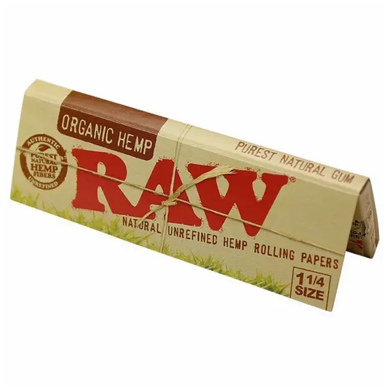 Натуральная бумага для самокруток RAW Organic Hemp 1¼, изображение 2