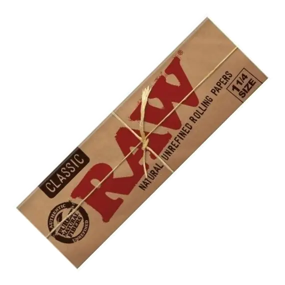 RAW Classic Papers 1¼ Size - Natural, Unbleached Quality