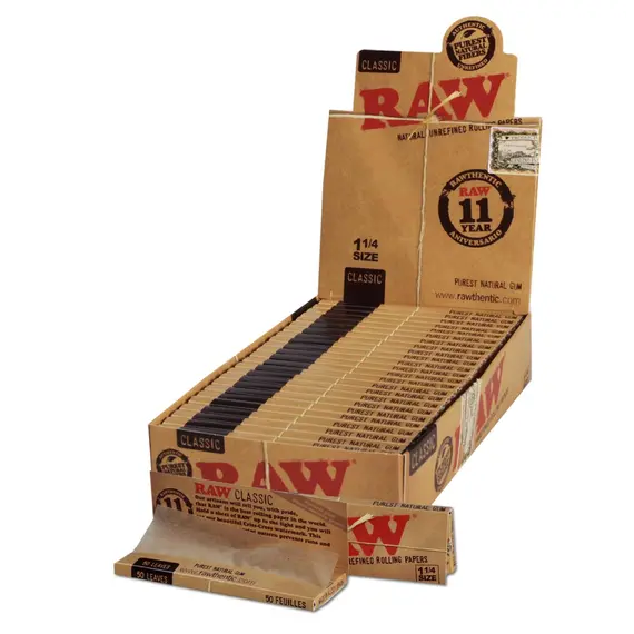 Бумага для самокруток RAW Classic 1¼ Size - натуральное качество, изображение 5