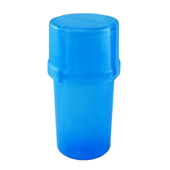 Versatile Storage Container with Built-In Herb Grinder, Color: Blue, 2 image