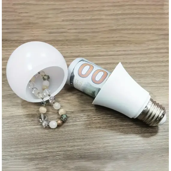 Smart Light Bulb Storage Box for Discreet Security, 6 image