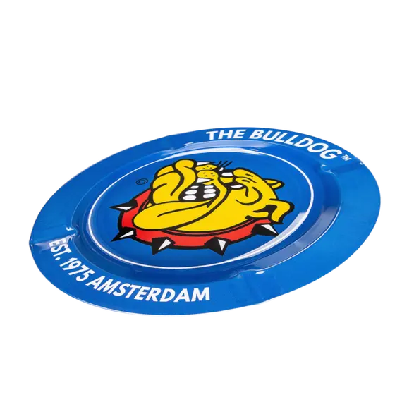 The Bulldog Original Metal Ashtray - Stylish and Durable Smoking Accessory, Weight: 34, Color: Blue, 3 image