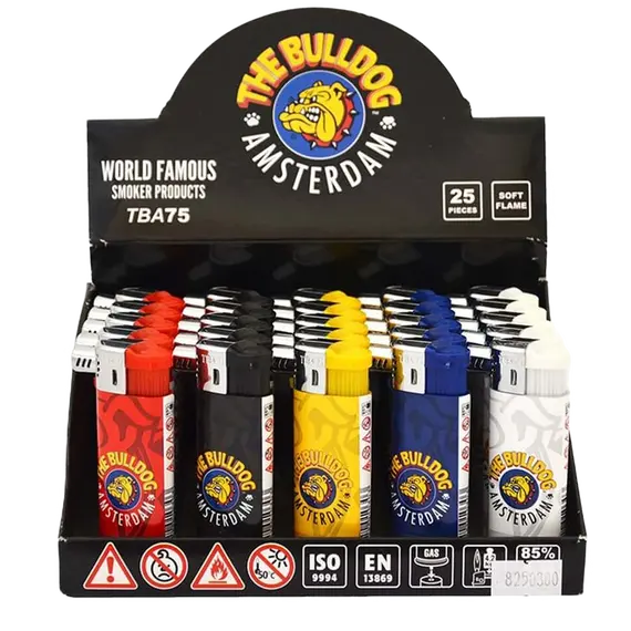 The Bulldog Windproof Soft Flame Lighter – Reliable and Stylish, Color: Red, 3 image