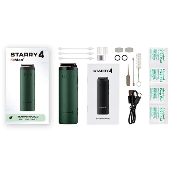 Вапорайзер X-Vape X-Max Starry 4 Evergreen – лучший выбор для парения, изображение 7