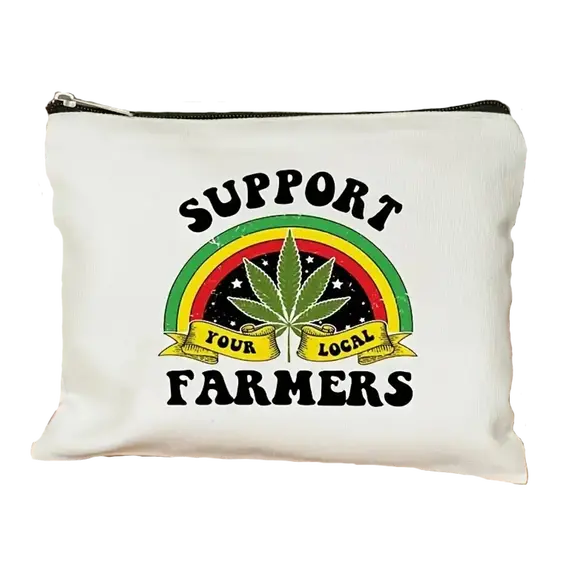 Эко-сумка с принтом "Support Your Local Farmers"