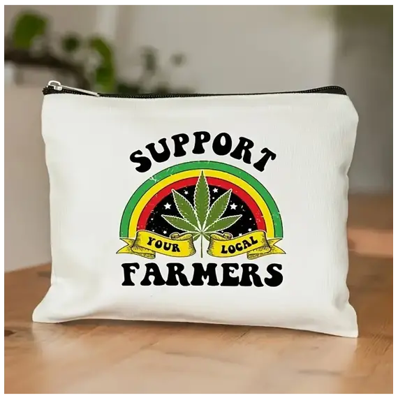 Эко-сумка с принтом "Support Your Local Farmers", изображение 2