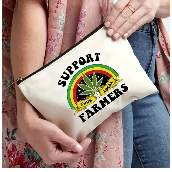 Эко-сумка с принтом "Support Your Local Farmers", изображение 5