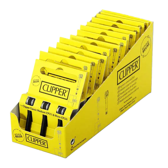 Надежная система кремней для зажигалок Clipper Micro - упаковка 3 шт, изображение 2