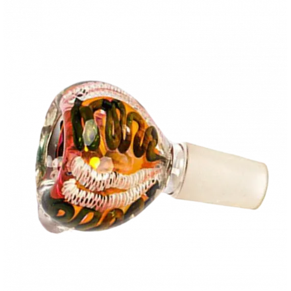 Amsterdam Oval Glass Bowl – Durable Borosilicate Bowls for 14.5mm/18.8mm Joints, Bowl Joint Size: 14.5, 2 image