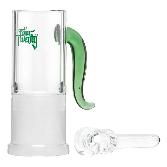 420 Series Glass Oil Dome with 18.8mm Joint – Various Colors, Color: Green